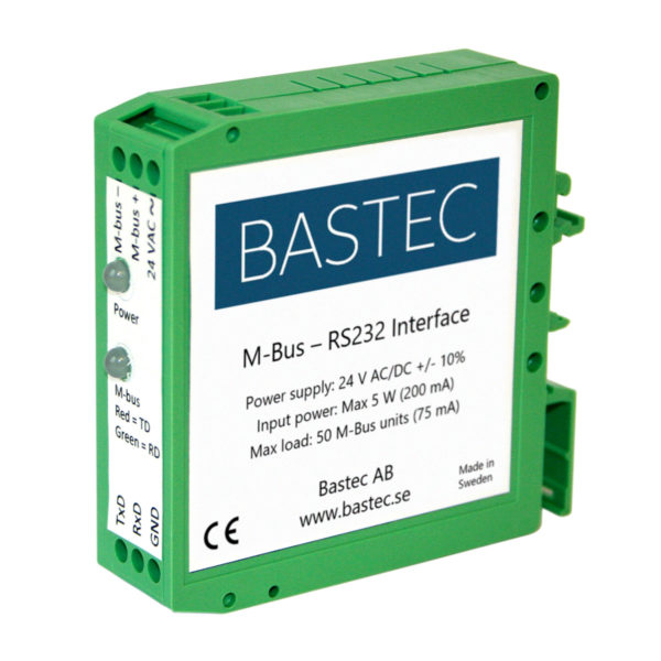 BAS2 M-Bus – RS232 adapter