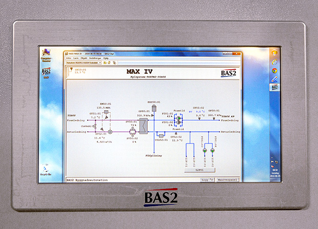 BAS2 från Bastec AB är ett moduluppbyggt system för byggnadsautomat, all styrning ligger i DUC