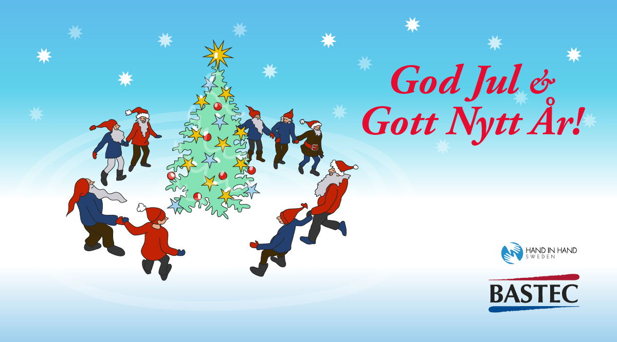 God jul och Gott nytt år från Bastec