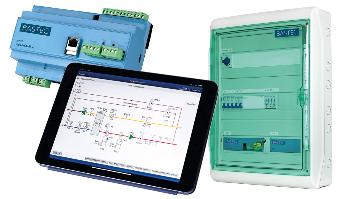 Building automation system BAS2, easy to install, manage and change.
