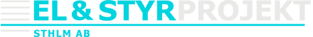 El & styr Projekt logo
