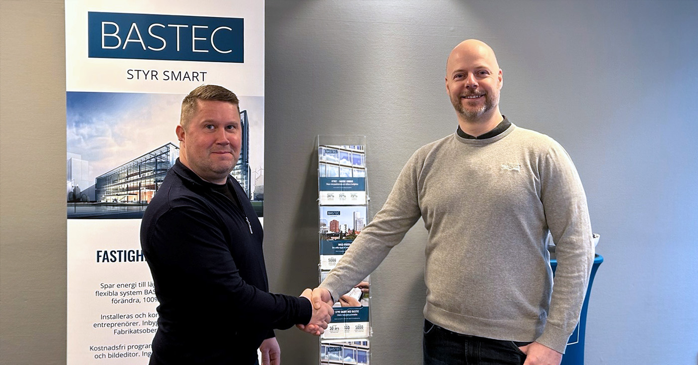 Dennis och Ola öppnar Bastecs nya kontor i Örebro